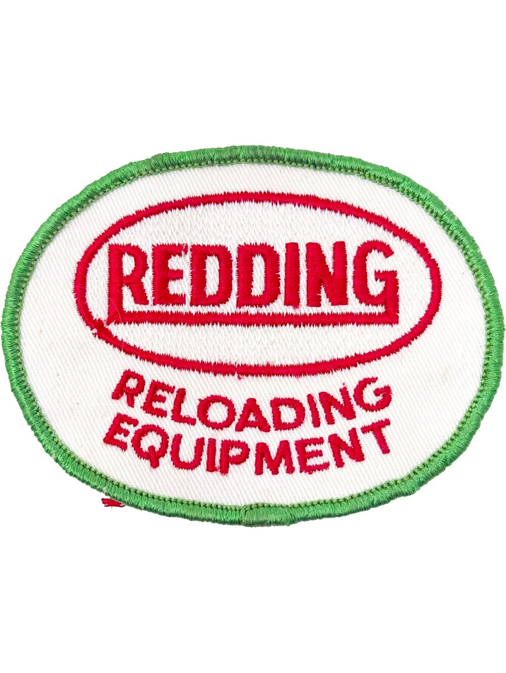 Vintage NOS Redding Reloading Equipment Patch - Firearms Ammunition - Rare 1960s
